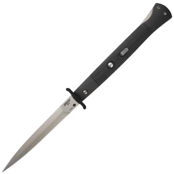 DKD American Mini-Phantom Automatic Swinguard Knife Black w/ G-10 Scales