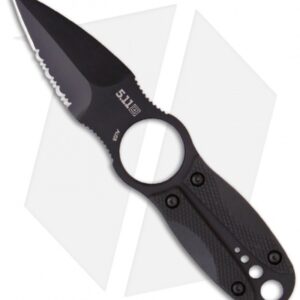 5.11 Tactical SidePick Spearpoint Boot Knife (3.5" Black Serr) 51076