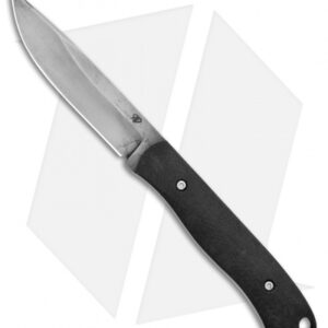 Aaron Frederick Work Horse Fixed Blade Knife Black G-10 (4" 1095)