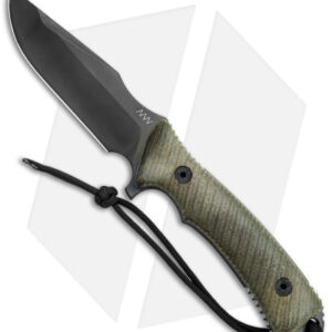 Acta Non Verba Knives M311 Spelter Fixed Blade Knife Olive Micarta (4.75" DLC)