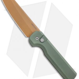 Arcform Slimfoot Automatic Knife Desert Warrior OD Green Aluminum (3.13" Copper)