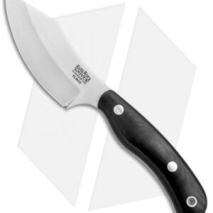 Bark River JX6 Companion Fixed Blade Knife Black Canvas Micarta (3.5" Elmax)