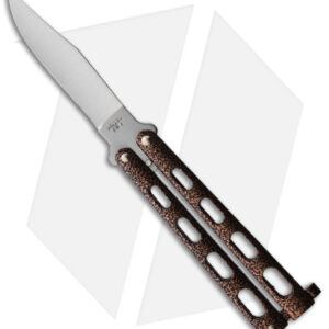 Bear & Son Butterfly Knife Copper Vein Zinc (4" Satin)