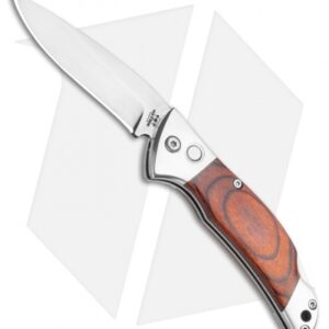 Bear and Son Automatic Lockback Knife Rosewood (2.75" Satin)