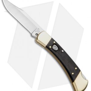 Buck 110 Automatic Lockback Knife Ebony (3.75" Satin)