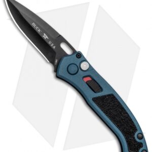 Buck Impact Automatic Knife Armor Blue (3.125" Black) 0898BLS1