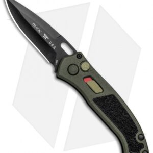 Buck Impact Automatic Knife OD Green (3.125" Black) 0898GRS1