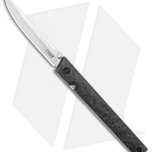 CRKT CEO Liner Lock Knife Marble Carbon Fiber (3.1" Satin S35VN)