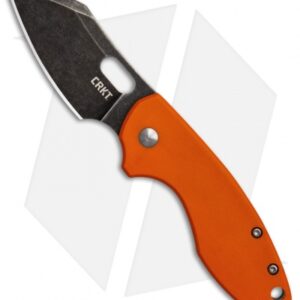 CRKT Pilar Frame Lock Knife Orange G-10 (2.4" Black SW) 5311GKG