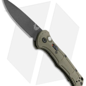 Benchmade Mini Claymore 9570BK-1 Automatic Knife Grivory OD Green (3" Black)
