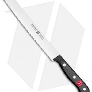 Wusthof Gourmet Bread Knife Black (8" Satin Serrated)