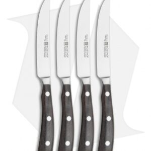 Wusthof Ikon 4-Piece Steak Knife Set w/ Walnut Chest