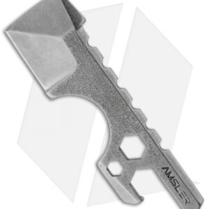 Amsler Knives Bottle Defense Tool BDT S35VN Steel Keychain Knife (Stonewash)