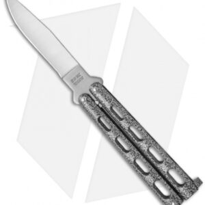 Bear & Son 113 Small Butterfly Knife Silver Vein (3.3" Satin)