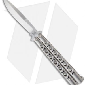 Benchmade 42 Balisong Knife Titanium Butterfly Knife Spring Latch (440C) BM42