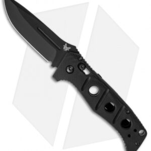 Benchmade 2750 Adamas Automatic Knife w/ Black Handle (3.82" Black) 2750BK