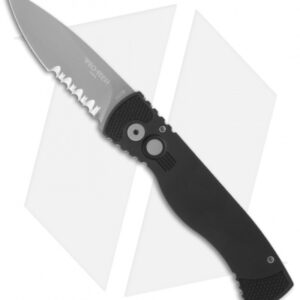 TR-2.2 Pro-Tech Tactical Response 2 Automatic Knife (3.2" Bead Blast Serr)