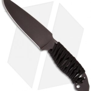 Winkler Knives Spike Knife Fixed Blade w/ Black Cord Wrap (5.25" Caswell)